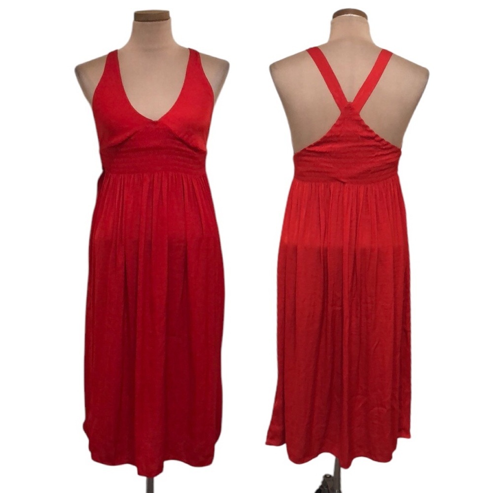 Urban Outfitters Midi Dress Size Small Red
